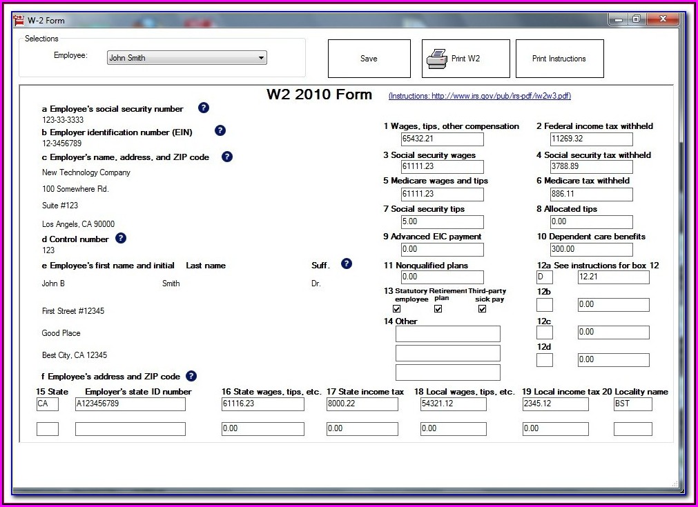 Fillable Form W 9 2018
