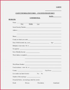 Fl Divorce Paperwork