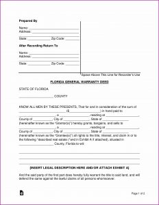 Fl Quitclaim Deed Form