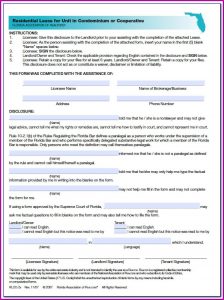 Florida Condo Lease Form Free