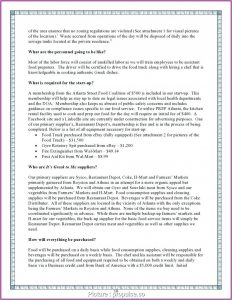 Food Truck Business Plan Examples