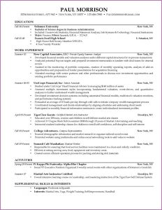 Free Blank Chronological Resume Templates