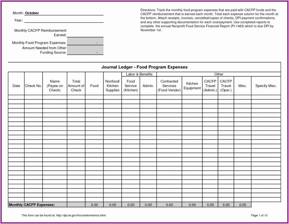 Free Bookkeeping Templates For Small Business Australia