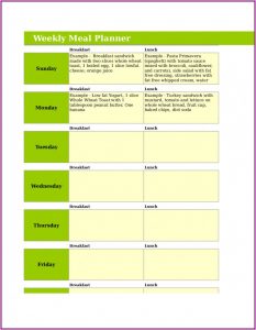 Free Catering Menu Template Word