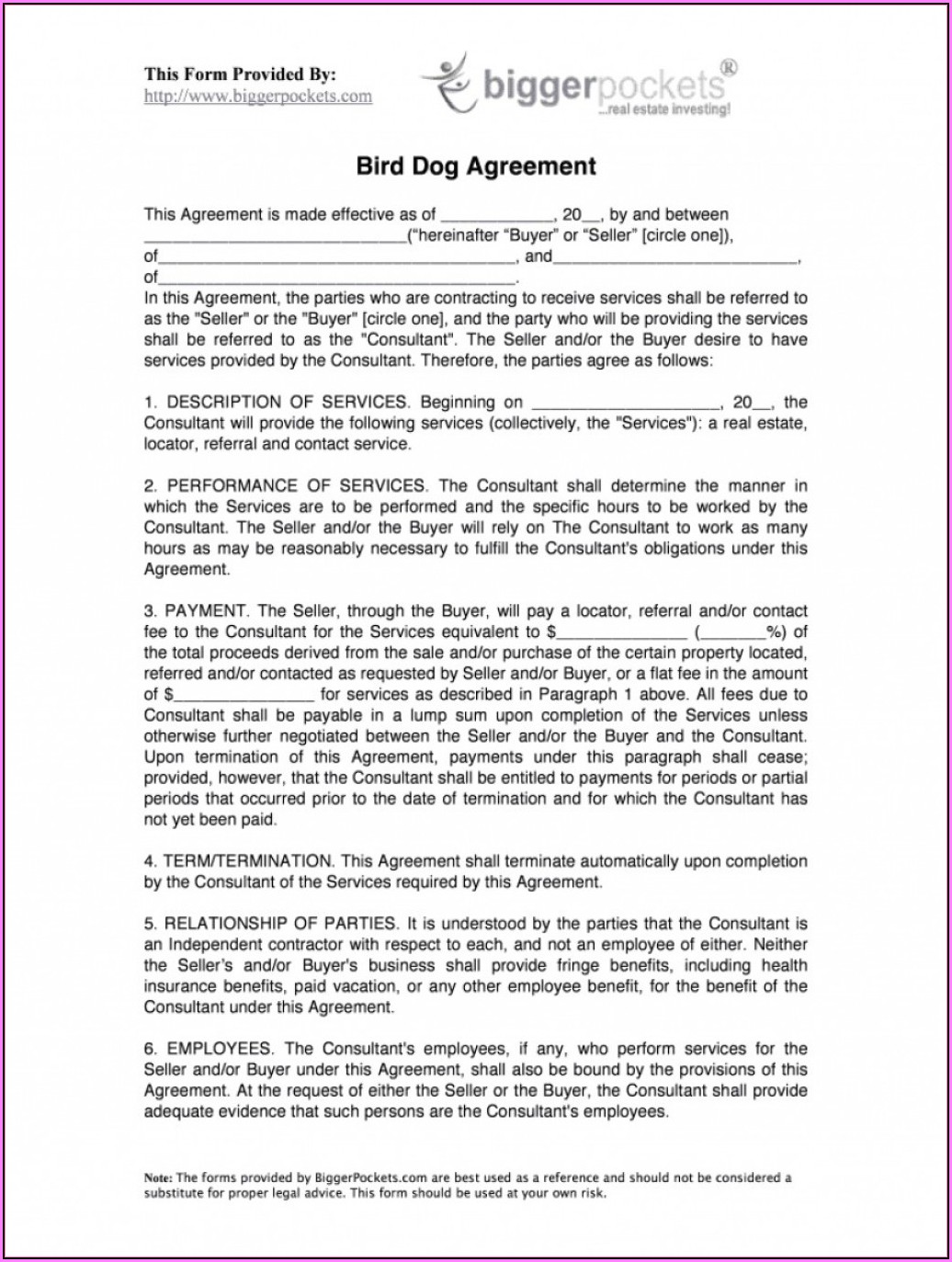 Free Consulting Agreement Template South Africa