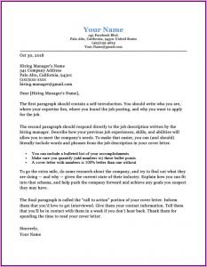Free Cover Letter Template Download