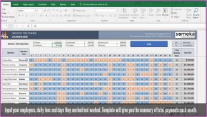 Free Download Excel Timesheet Template