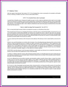 Free Durable Power Of Attorney For Health Care Form Ohio