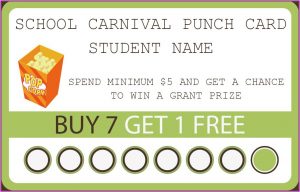 Free Editable Punch Card Template