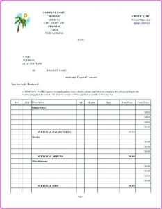 Free Electrical Bid Proposal Template