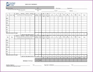 Free Excel Weekly Timesheet Template With Formulas