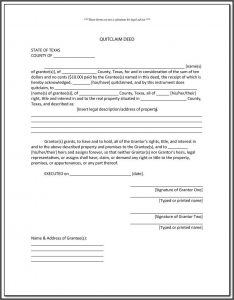 Free Florida Quitclaim Deed Form