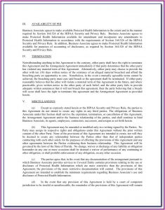 Free Hipaa Business Associate Agreement Template 2018
