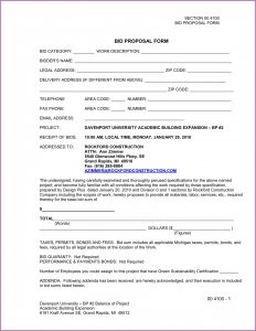 Free Hvac Bid Proposal Template