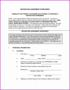 Free Legal Separation Forms North Carolina