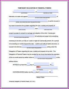 Free Medical Power Of Attorney Form Nc