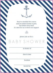 Free Nautical Invitation Templates