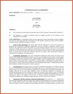 Free Non Disclosure Agreement Template Word Australia