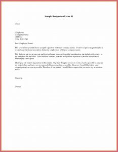 Free Online Resignation Letter Template