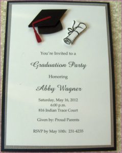 Free Printable Graduation Invitation Templates 2018