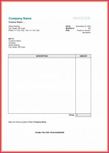 Free Printable Invoice Format