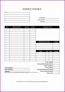 Free Printable Invoice Templates Pdf