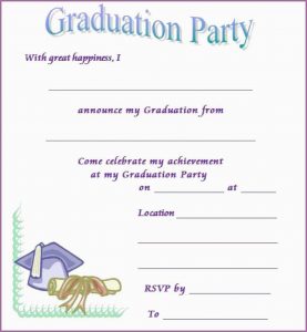 Free Printable Preschool Graduation Invitation Templates