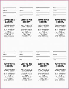 Free Printable Raffle Ticket Template With Numbers