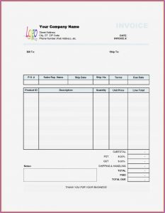Free Printable Receipt Template Microsoft Word