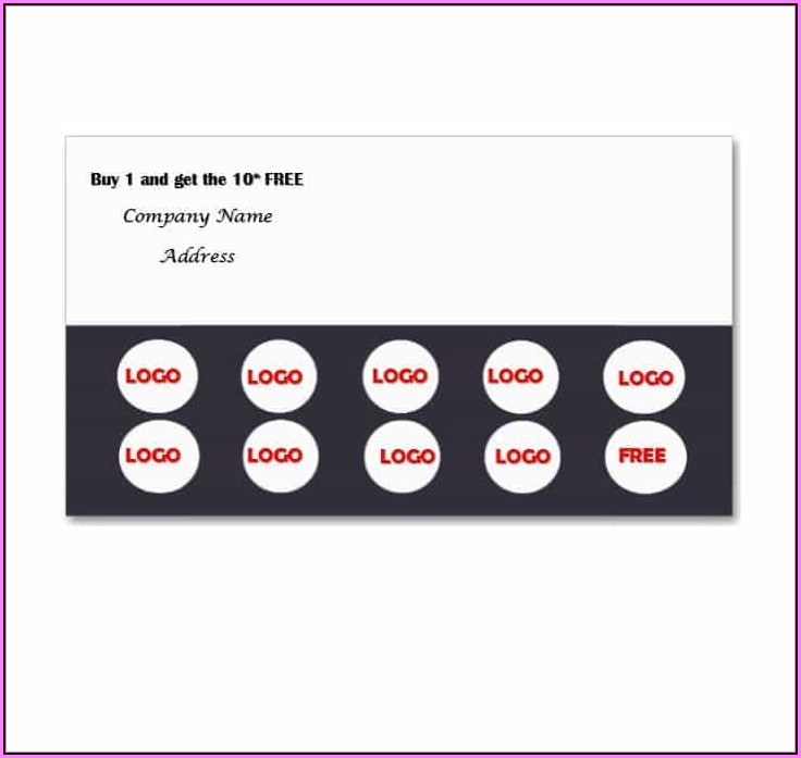 Free Punch Card Template