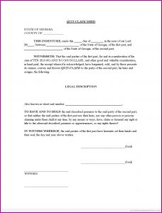 Free Quit Claim Deed Form Texas