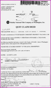 Free Quit Claim Deed Form Texas Pdf