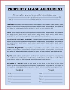 Free Rental Lease Agreement Template Word