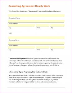 Free Simple Consulting Agreement Template Uk