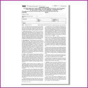 Free Standard Form Of Store Lease The Real Estate Board Of New York