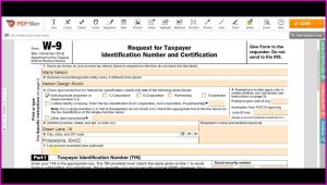 Free W9 Form To Fill Out