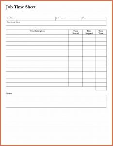 Free Weekly Timesheet Template
