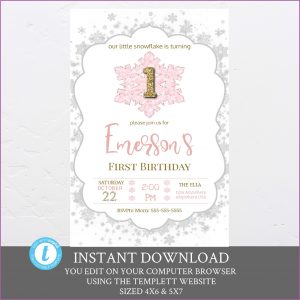 Free Winter Wonderland Wedding Invitation Templates
