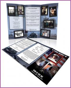 Funeral Note Cards Template