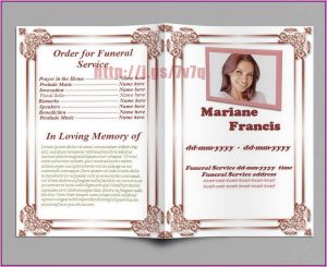Funeral Service Template Free