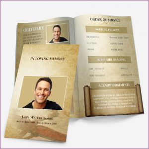 Funeral Service Template Nz