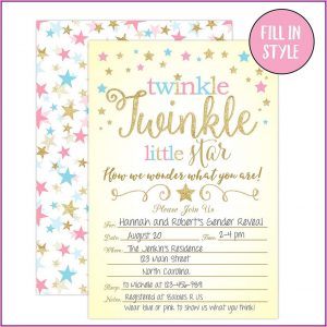 Gender Reveal Invitation Maker Online