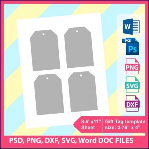 Gift Label Template Word