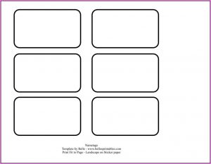 Gift Tag Label Template