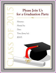 Graduation Invitation Template Free