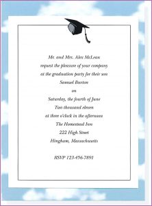 Graduation Invitation Templates Free Printable