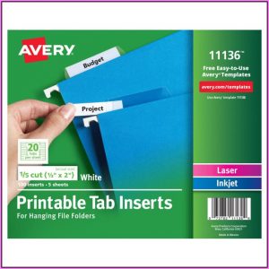 Hanging Folder Tab Template Word