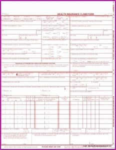 Hcfa 1500 Form Fillable