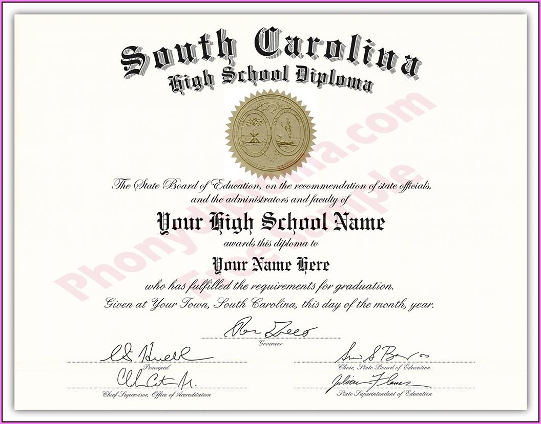 21 Posts Related to Free Fake High School Diploma Templates 