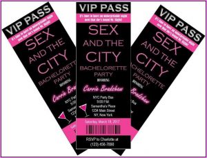 Hollywood Prom Ticket Template